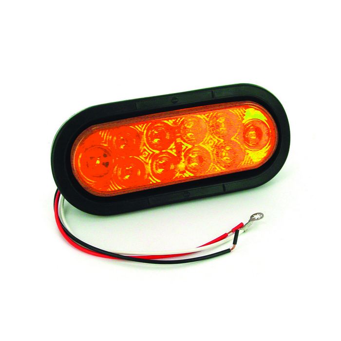 Techspan 705141 LED SLD T/T AMB 10-DIODE OVAL W/GR&PIGT KIT