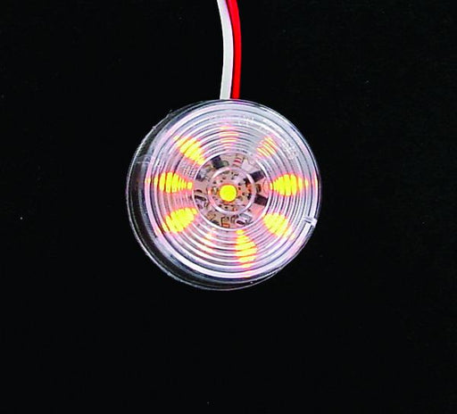 Techspan 735377 LED LMP SLD MKR CLR LENS AMB 2Inch 10-DIODES