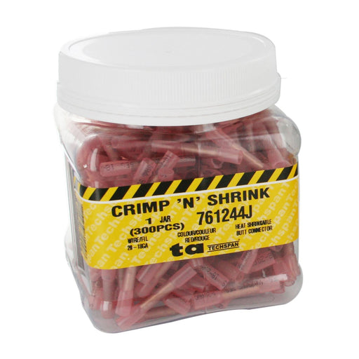 761244J BUTT SPLICE CRIMP/SHRINK 22-18