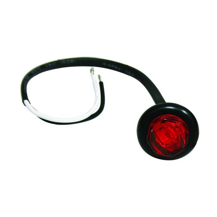 LED ROUND COMPACT MRK LAMP RED