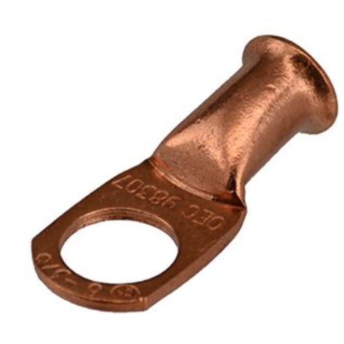 LUG UNPLTD COPP STR 6GA 3/8 20PK