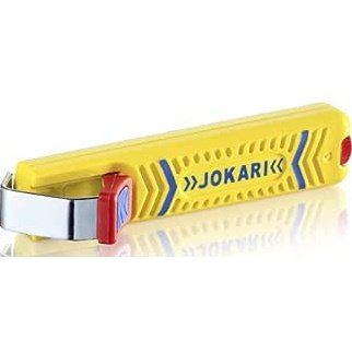 Jokari 10270 Secura Cable Stripping Knife for All Standard Round Cables, No. 27, 13.2cm L x 2.9cm W x 3.5cm H