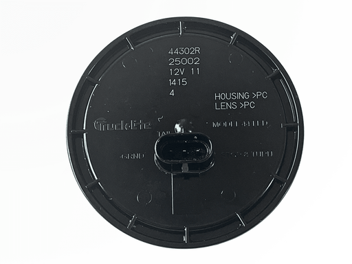 Super 44, LED, Red, Round, 6 Diode, Stop/Turn/Tail, Fit 'N Forget S.S., 12V