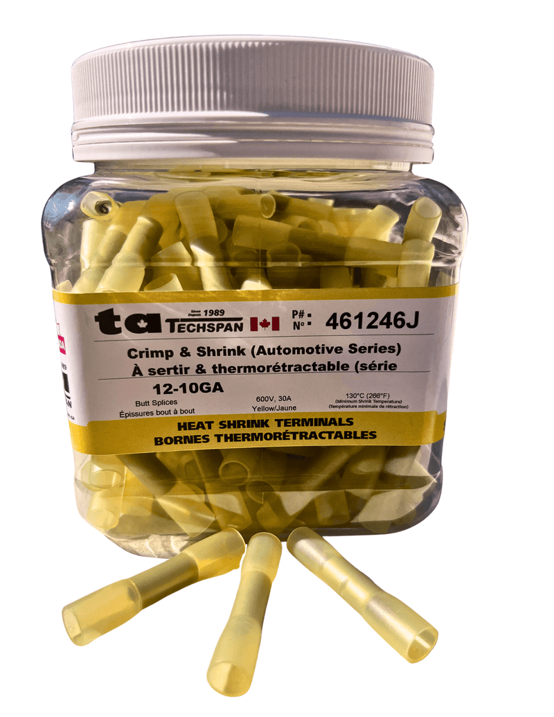 461246J Crimp & Shrink 12-10GA Heat Shrink Terminals