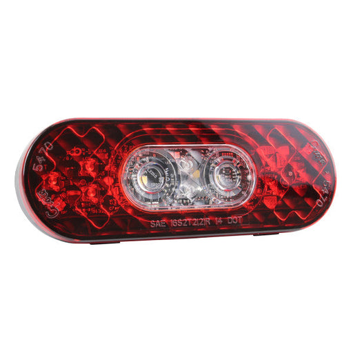 54812 Heated Oval 6" Red and White both plug
