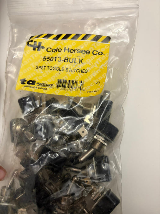 TOGGLE SWITCH COLE HERSEE CO.