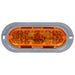 60 Series, LED, Yellow Oval, 26 Diode, Auxiliary Turn Signal, Gray Flange Mount, Fit 'N Forget S.S., 12V