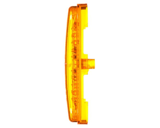 60 Series, LED, Yellow Oval, 26 Diode, Auxiliary Turn Signal, Fit 'N Forget S.S., 12V