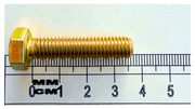 M8 Cap Screw, Metric 10.09, Key/Socket Size 13mm Head Width