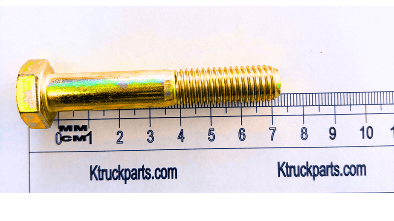 M12 Cap Screw, Metric 10.09, Key/Socket Size 18mm Or 19mm Head Width