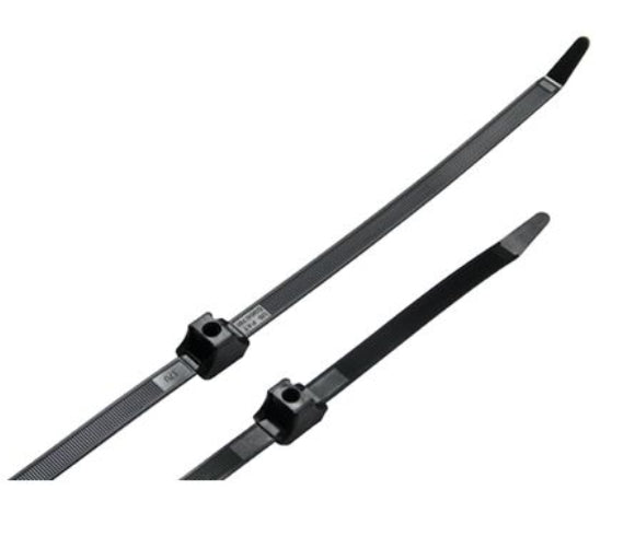 CABLE TIE HD 13" 150LB DUAL CLAMP BLK 10PK Item 662946