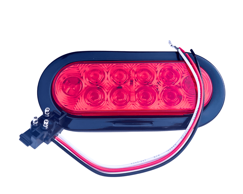 705140 LED SLD S/T/T RED 10-DIODE OVAL W/GR&PIGT KIT