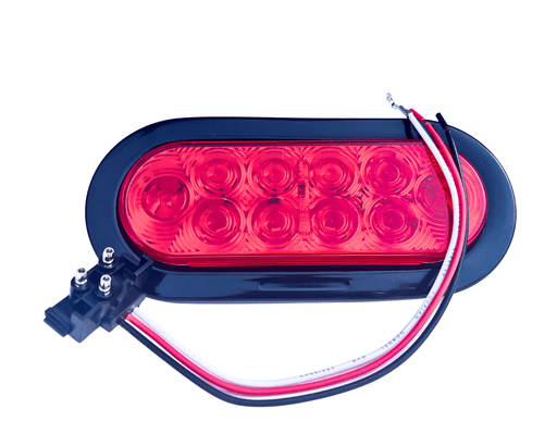 705140 LED SLD S/T/T RED 10-DIODE OVAL W/GR&PIGT KIT