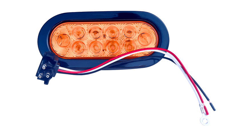 Techspan 705141 LED SLD T/T AMB 10-DIODE OVAL W/GR&PIGT KIT