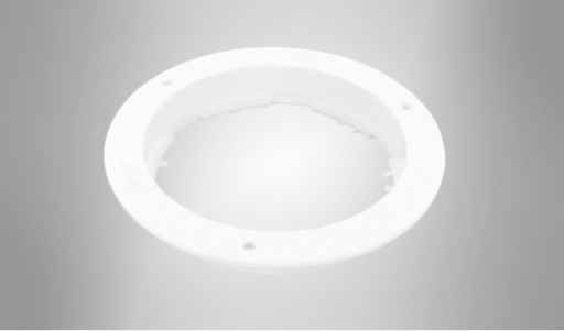 Techspan 709047 FLANGE ONLY - ROUND 4Inch WHITE