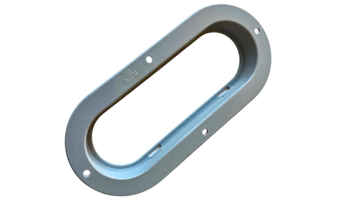 FLANGE ONLY - OVAL GREY