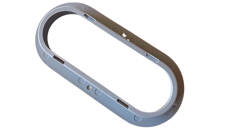 FLANGE ONLY - OVAL GREY