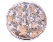 Techspan 735217 LED LMP SLD S/T/T CLR LENS RED 4Inch 10-DIODES