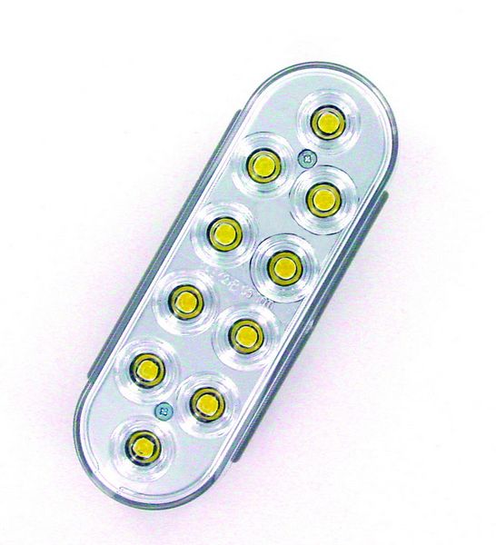 735288 Techspan LED LMP SLD WHT BACKUP OVAL 10-DIODES — ktruckparts.com