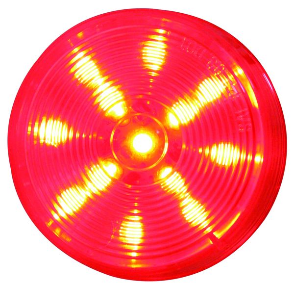 Techspan 735372 LED LMP SLD MKR CLR LENS RED 2-1/2Inch 13-DIODES ...