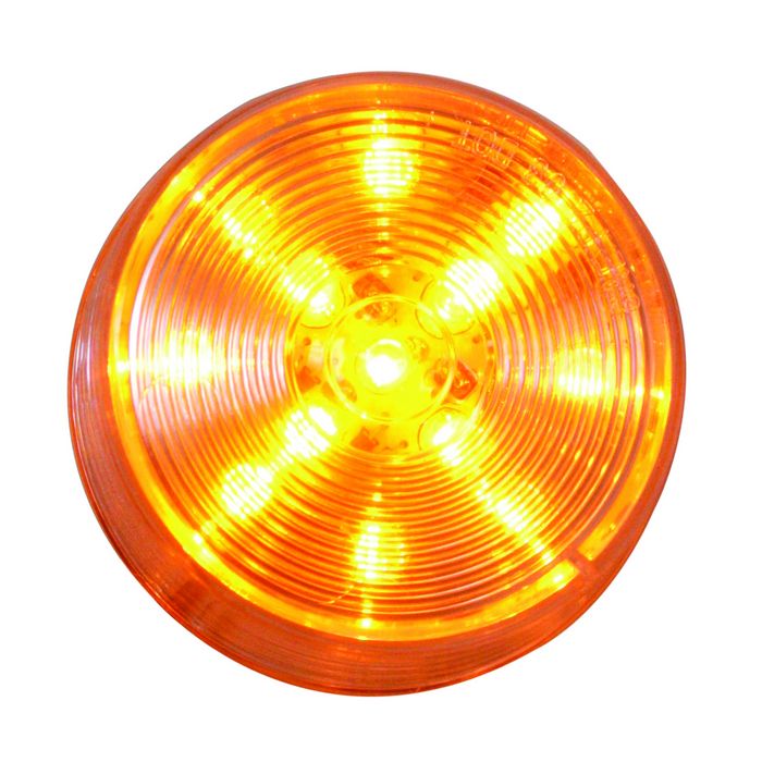 735373 LED LMP SLD MKR CLR LENS AMB 2-1/2Inch 13-DIODES — ktruckparts.com