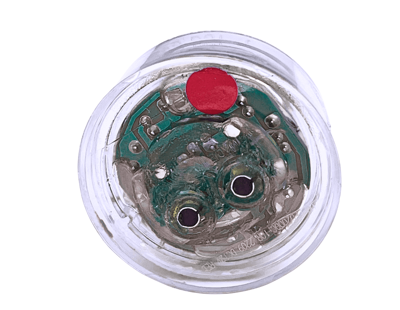 Techspan 735376 LED LMP SLD MKR CLR LENS RED 2Inch 10-DIODES