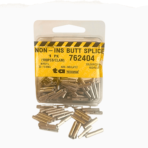 762404 BUTT SPLICE NON-INS SEAMLESS 22-18GA 100PK
