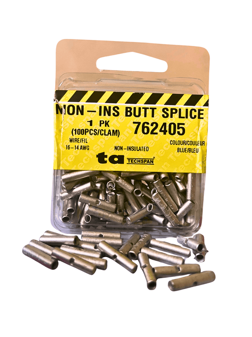762405 BUTT SPLICE NON-INS SEAMLESS 16-14GA 100PK