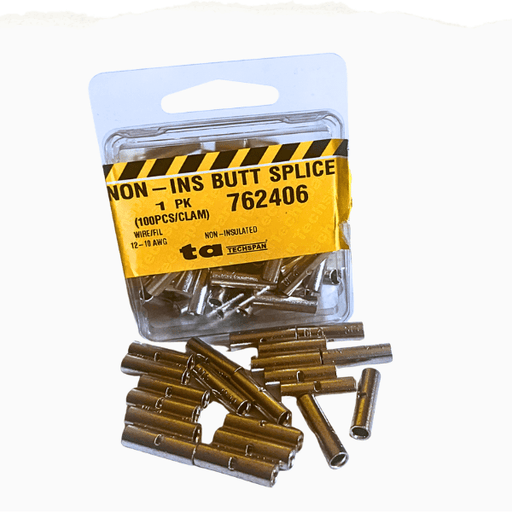 762406 BUTT SPLICE NON-INS SEAMLESS 12-10GA 100PK