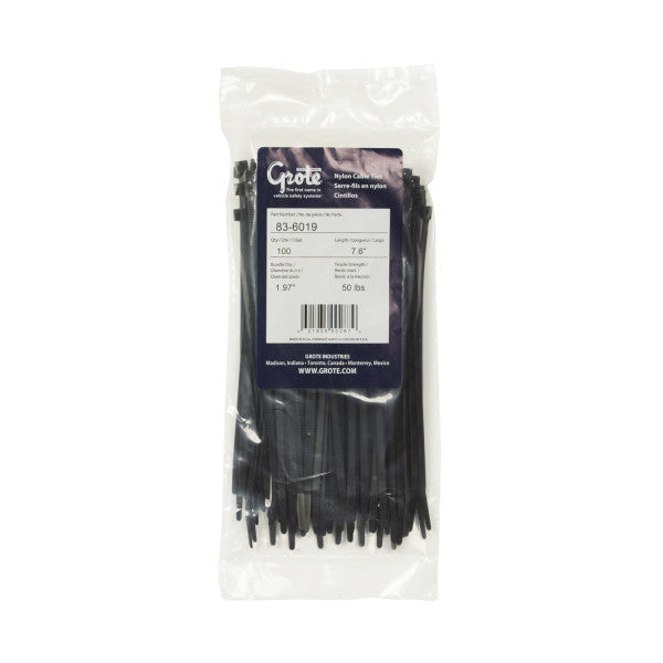 Standard Duty, 8" Length, 100 Pack