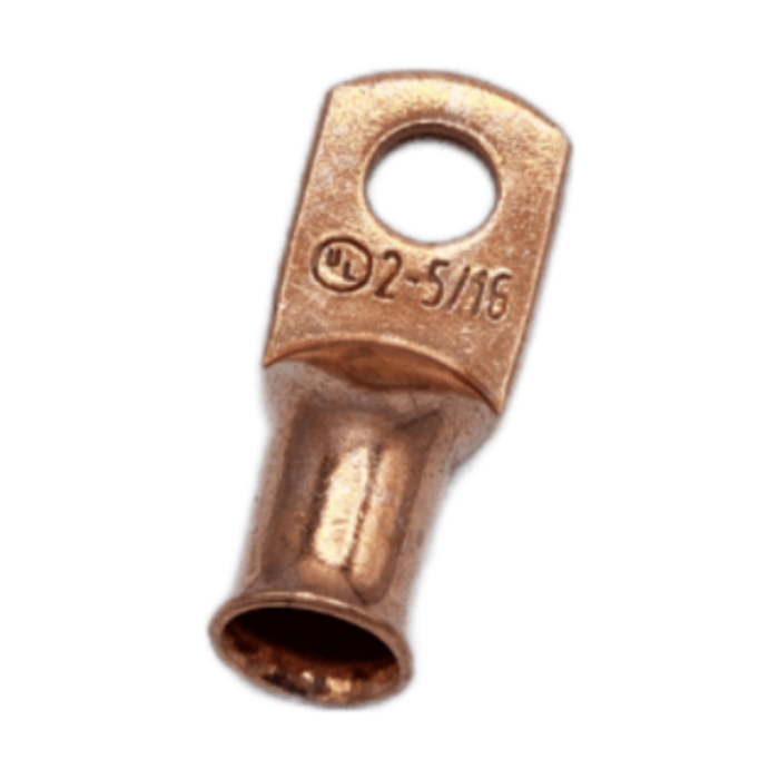 LUG UNPLTD COPP STR 2GA 5/16 2PK
