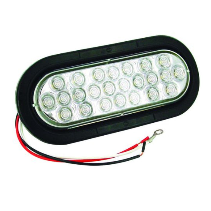 LED LMP SLD BACK-UP WHT 24-DIODE OVAL W/GR&PIGT KIT