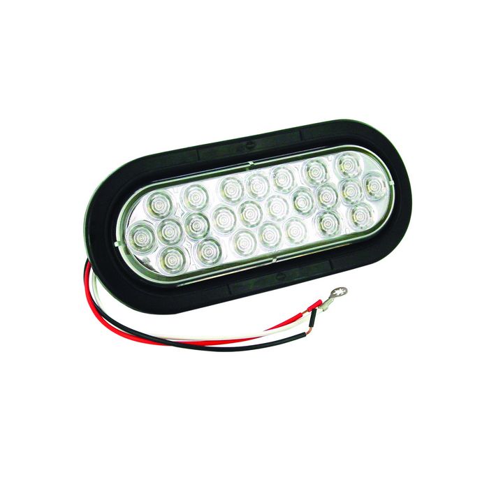 LED LMP SLD BACK-UP WHT 24-DIODE OVAL W/GR&PIGT KIT