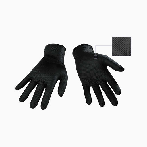 DNT106-XL Textured Dotted Nitrile 6mil disposable gloves