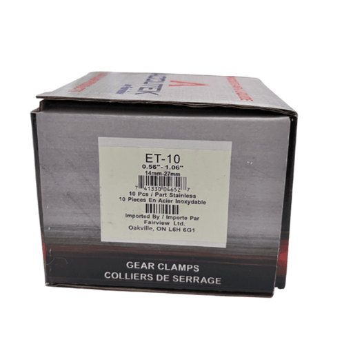 ET-10 Extended tongue clamp, Pack of 10pcs