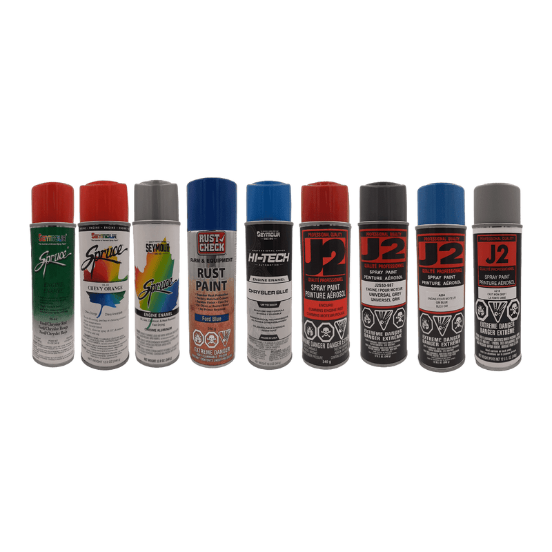 J2 Engine Enamels - Cast Iron Grey Engine Paint