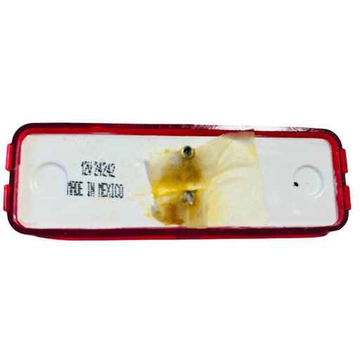 Trucklite 19200R3 19 Series, Base Mount, Incandescent, Red Rectangular, 2 Bulb, Marker Clearance Light, PC, 19 Series Male Pin, 12V, Bulk