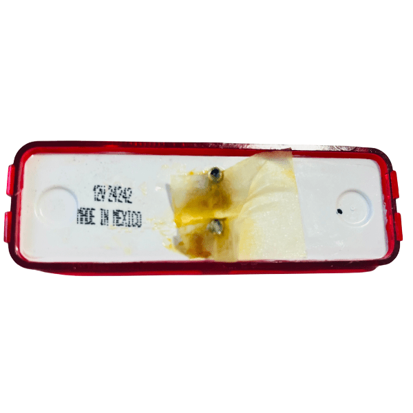 Trucklite 19200R3 19 Series, Base Mount, Incandescent, Red Rectangular, 2 Bulb, Marker Clearance Light, PC, 19 Series Male Pin, 12V, Bulk