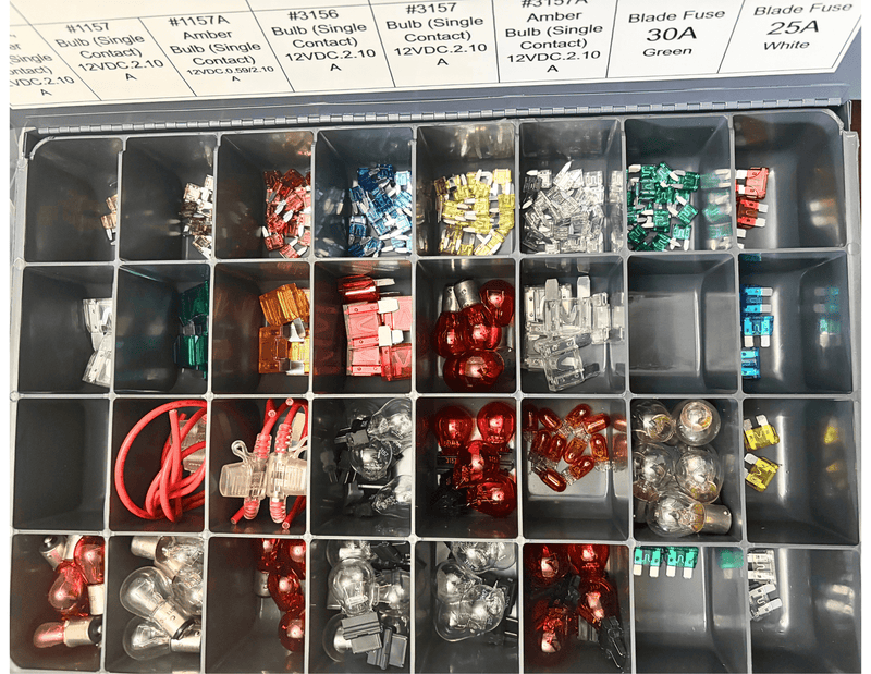 Fuse and Bulb Assortment Kit 325 Pcs