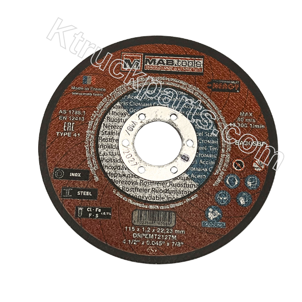 5127M Cut-OFF Wheel 5 x.045 x 7/8 T1 Energy EA30S Steel /Stainless Steel