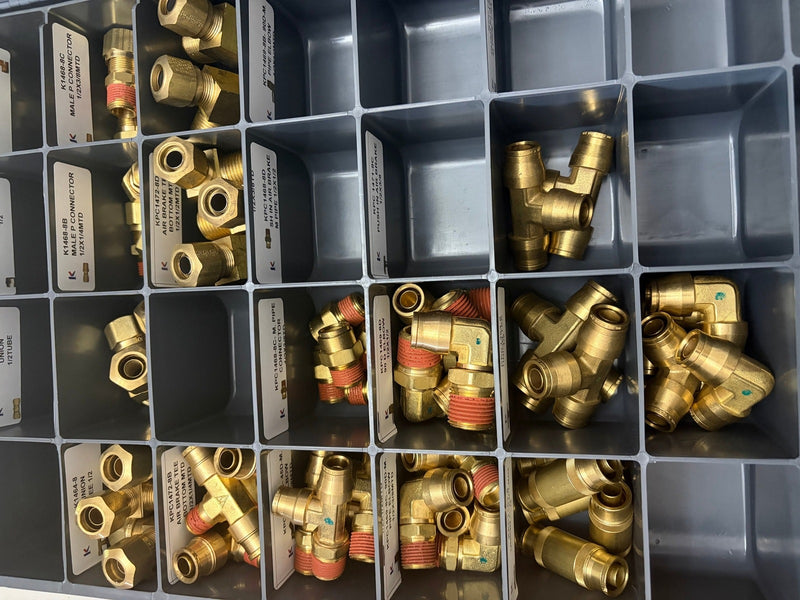 Regular and Push Fitting Assortment Size 1/2 95Pcs Copy